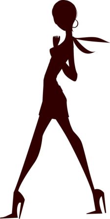 Tall Woman in Silhouette